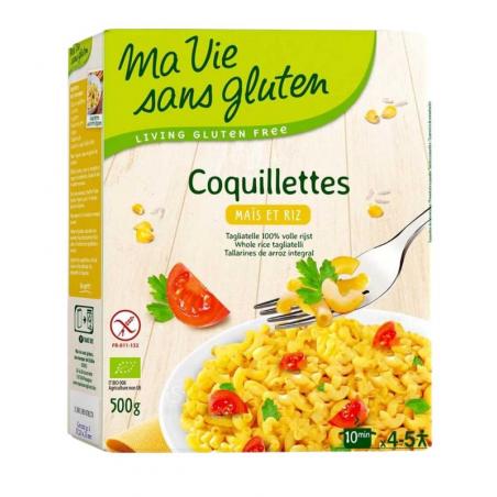 Macaroni van mais en rijst glutenvrij bio