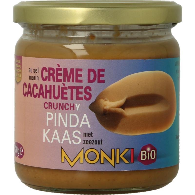 Pindakaas crunchy met zout eko bio