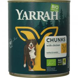 Hond brokjes kip in saus bio