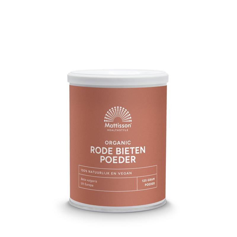 Rode bieten poeder - beta vulgaris biologisch