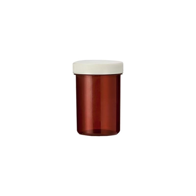 Tabletflacon 55ml bruin met dop