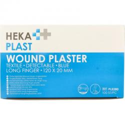 Vingerpleister detectable 120 x 20 haccp elastisch