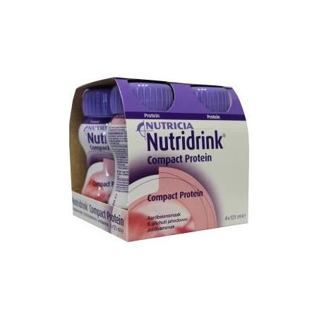 Compact proteine aardbei 125ml