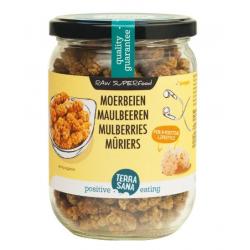 Raw moerbei bessen wit in glas bio