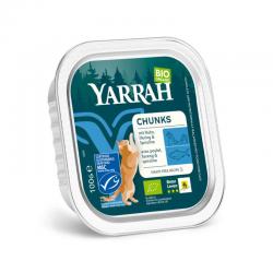 Biologisch kattenvoer chunks met vis