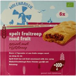 Spelt fruitreep rood fruit bio