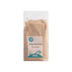 Zilvervliesrijst rond bio