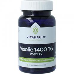 Visolie 1400 + D3 triglyceriden EPA 40% DHA 30%