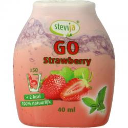 Stevia limonadesiroop go strawberry