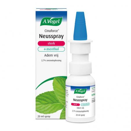 Cinuforce neusspray extra sterk + menthol