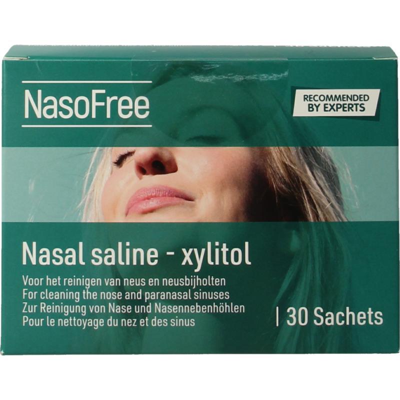 NasoFree nasaal spoelzout 6.5 g xylitol