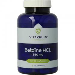 Betaine HCL 650mg & pepsine 160mg