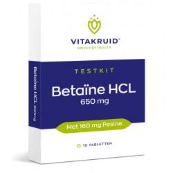 Betaine HCL 650mg & pepsine 160mg testkit