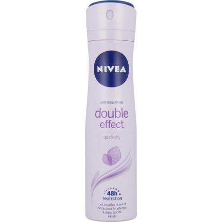 Deodorant double effect spray