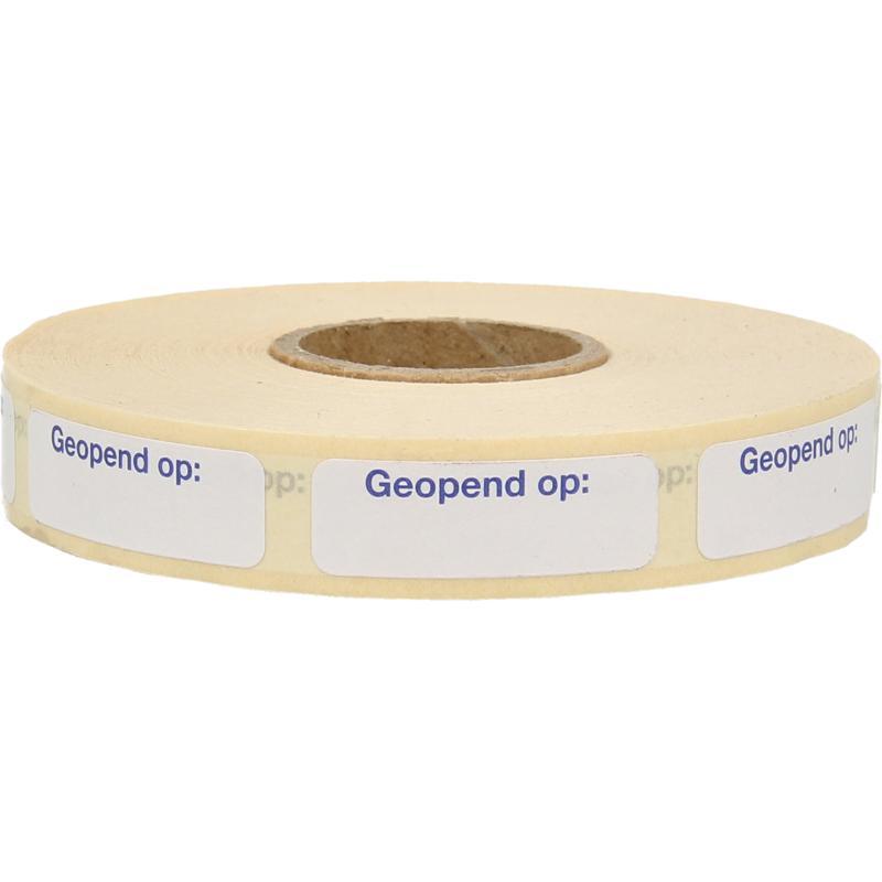 Etiket N49 geopend op