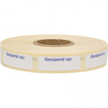 Etiket N49 geopend op