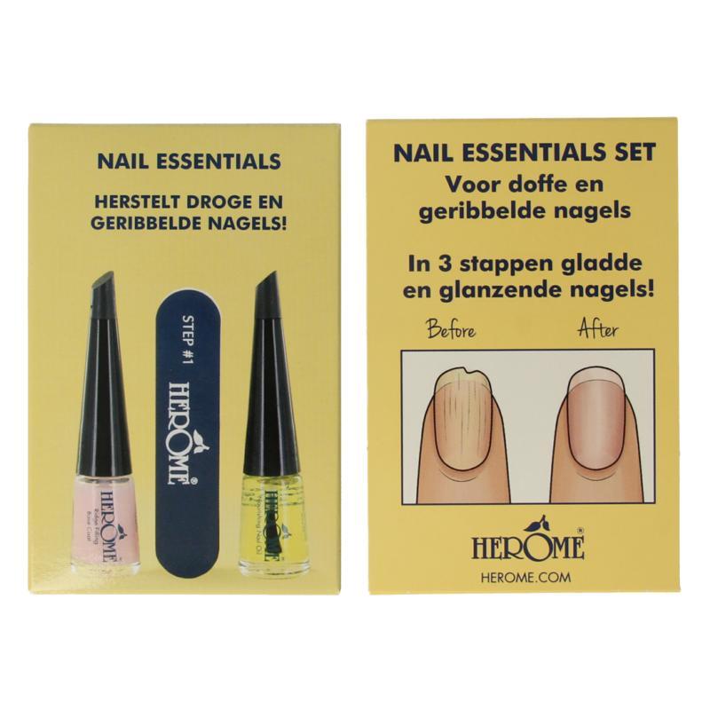 Essentials set voor droge & geribbelde nagels
