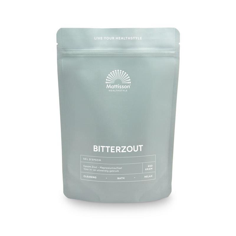 Bitterzout epsom zout magnesiumsulfaat