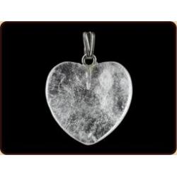 Hanger hart 20mm bergkristal