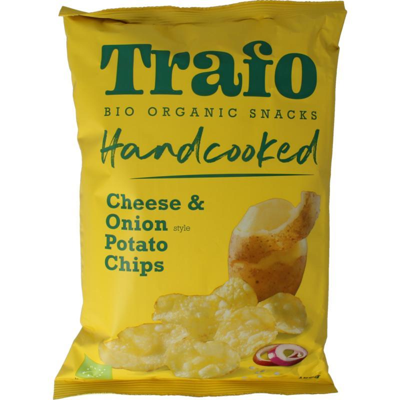 Chips handcooked kaas & ui bio