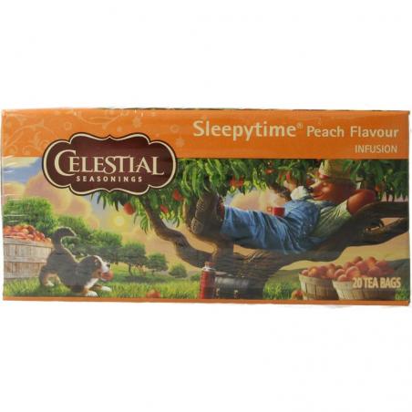 Sleepytime peach herb tea