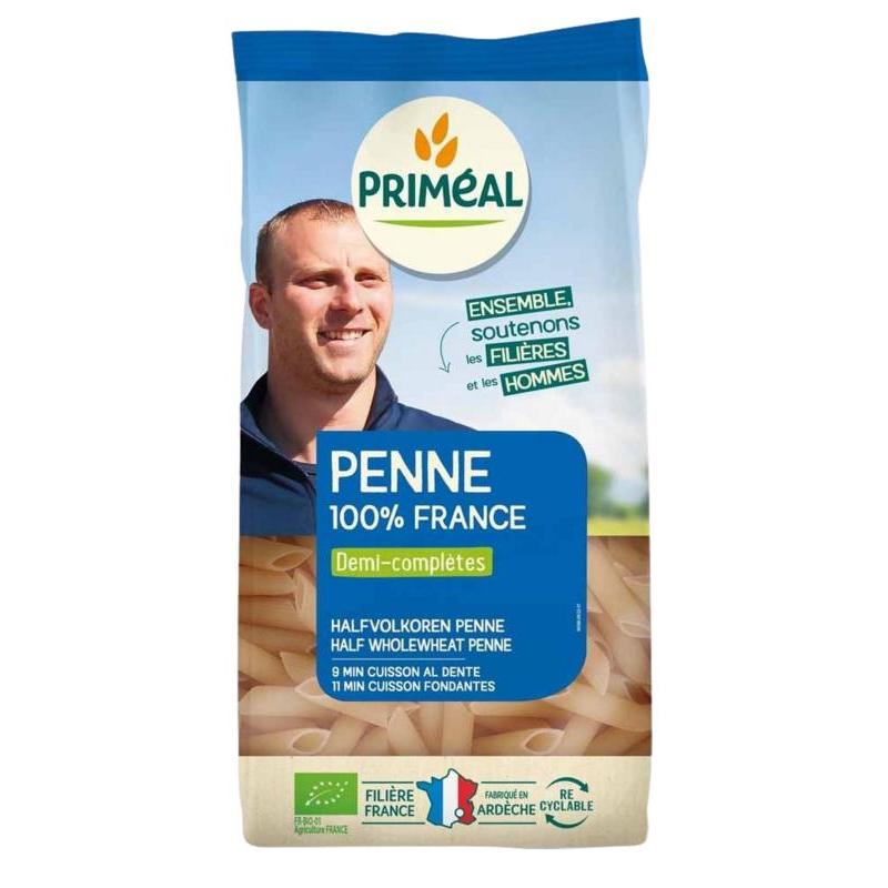 Halfvolkoren penne bio