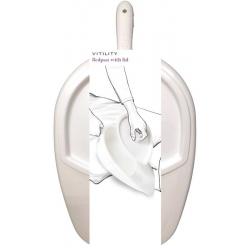 Bedpan met deksel