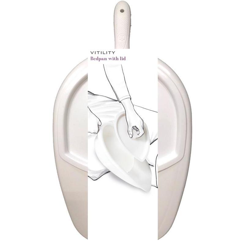 Bedpan met deksel