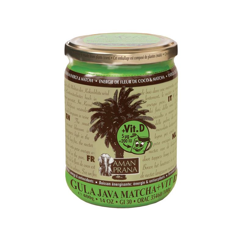 Gula java matcha + vitamine D bio