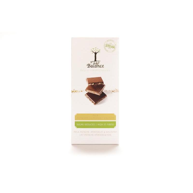 Choco stevia tablet melk pistache