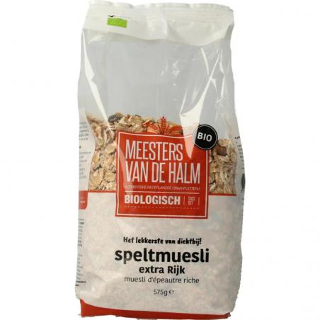 Muesli spelt extra rijk bio