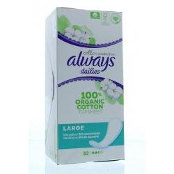 Dailies cotton protection inlegkruisjes large