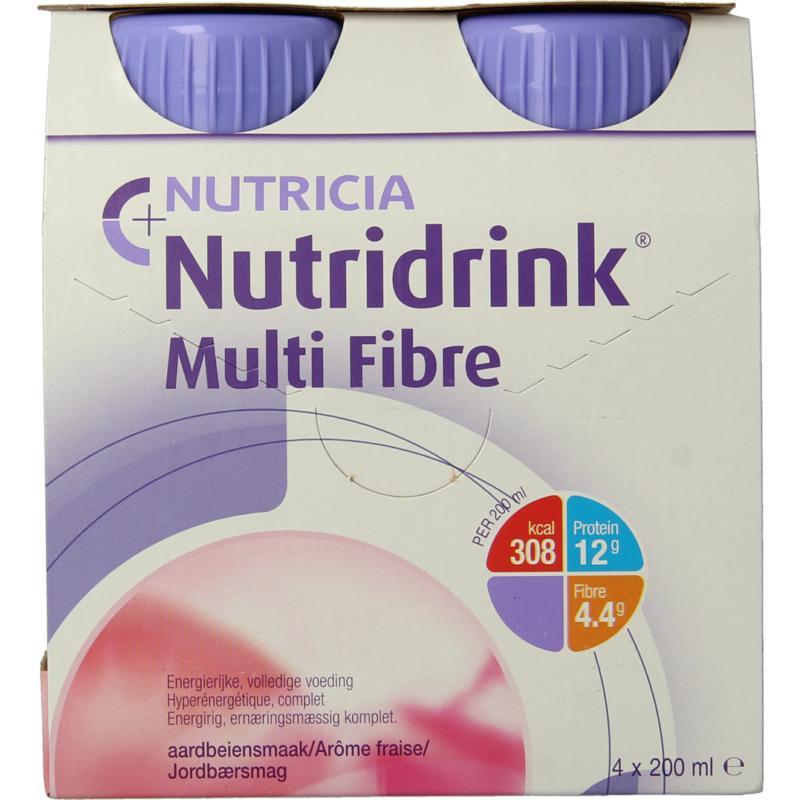 Multi fibre aardbei 200ml