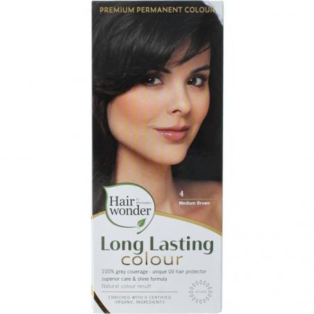 Long lasting colour 4 medium brown