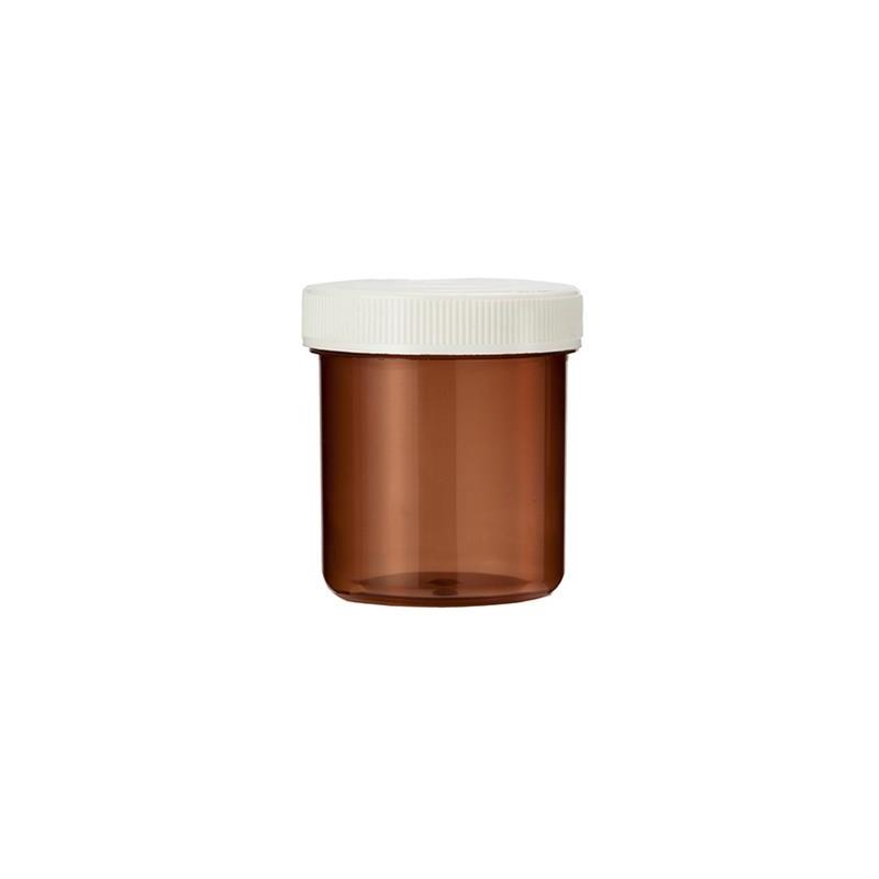 Tabletflacon 40ml bruin met dop