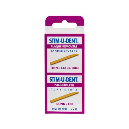 Tandenstokers dun 4 x 40 stuks