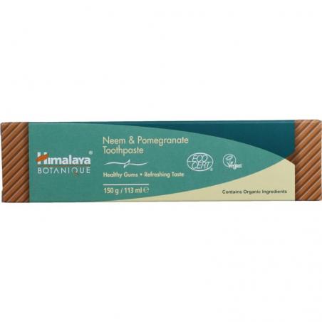 Neem pomegranate tandpasta org