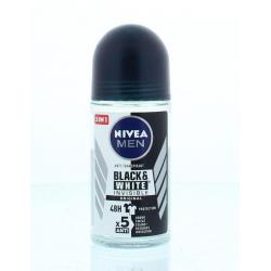 Men deodorant roller invisible black