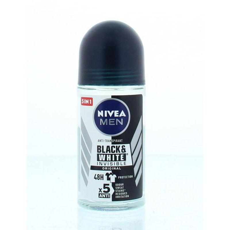 Men deodorant roller invisible black