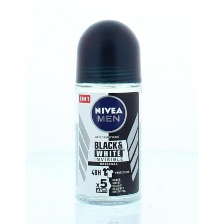 Men deodorant roller invisible black