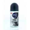Men deodorant roller invisible black
