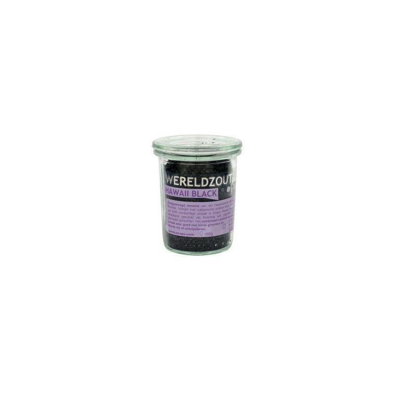 Wereldzout Hawaii black glas