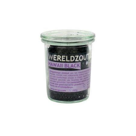 Wereldzout Hawaii black glas