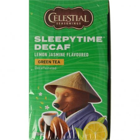 Sleepytime decaf green tea lemon jasmine