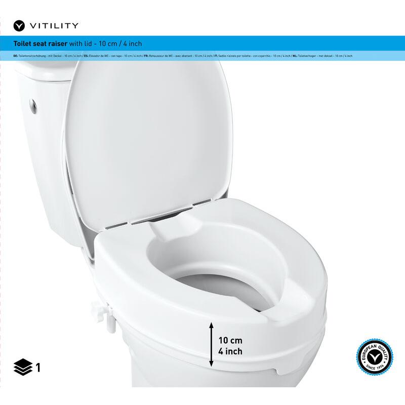 Toiletverhoger met deksel