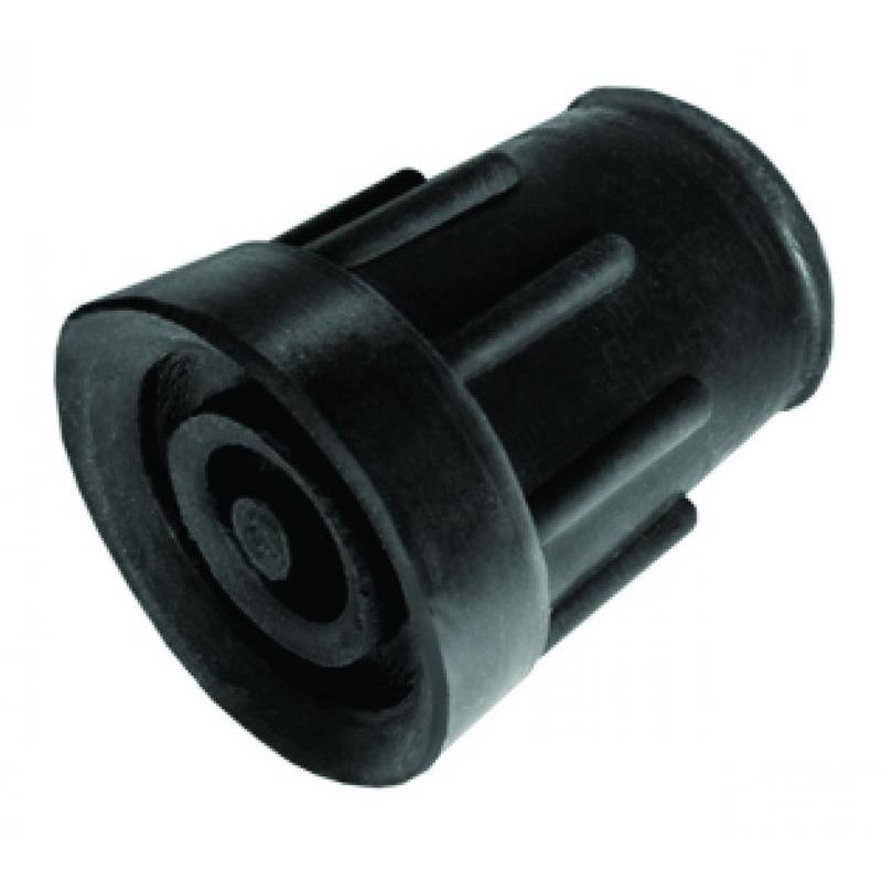 Kruk-en stokdoppen 21mm zwart