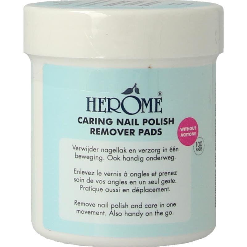 Nagellak remover pads caring