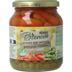 Doperwten met wortel bio