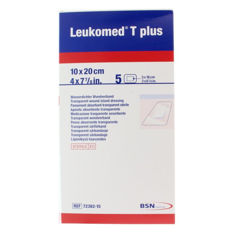 Transparant wondverband T plus 10.0 x 20cm