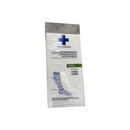 Compressiekous wit S 19 - 23 cm